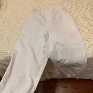 White cargo pant